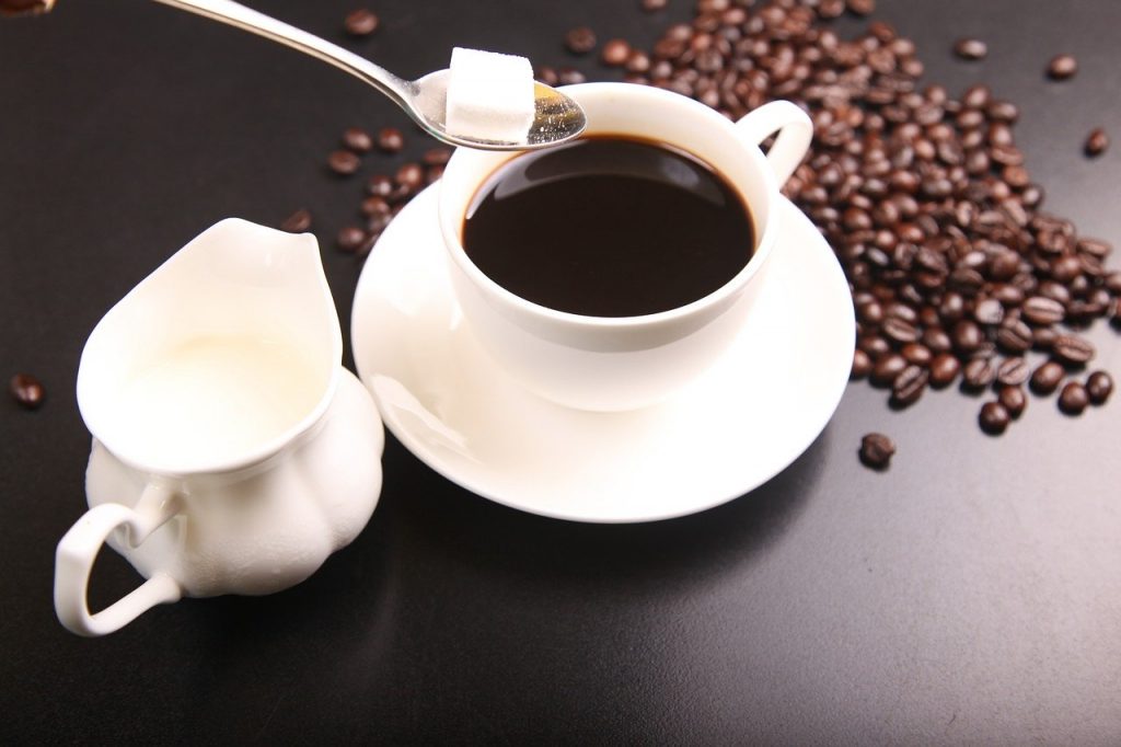 coffee, coffee beans, cup of coffee