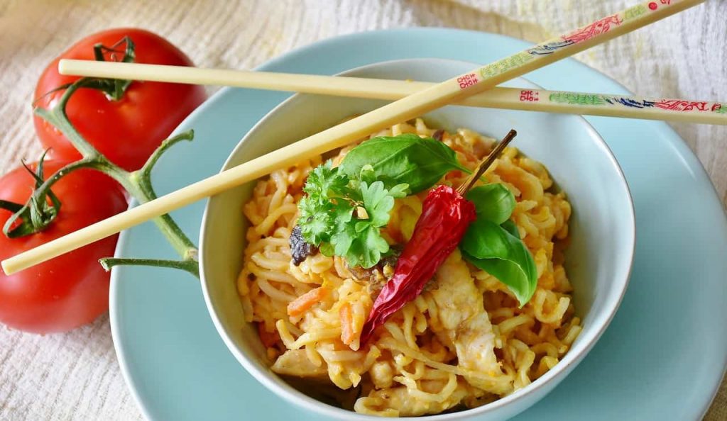 foods that start with a, asian noodles