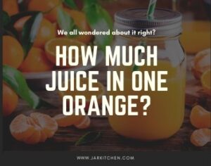 how much juice in one orange