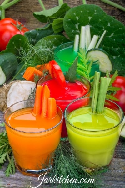 vegetables, juice