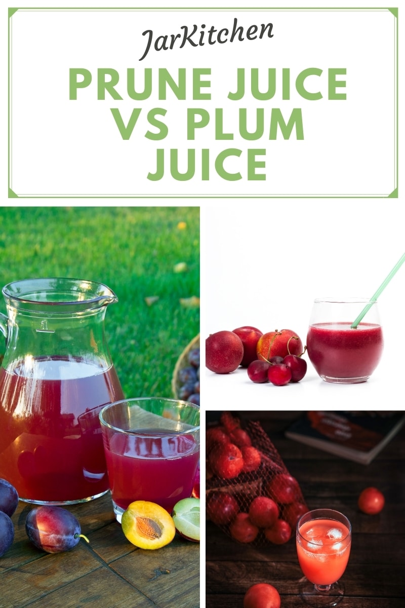 details of prune juice vs plum juice