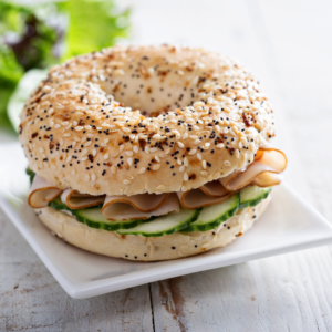 everything bagel sandwich