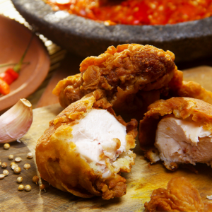 Potato starch fried chicken