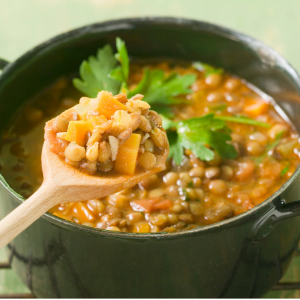 lentil soup is favorite on this list of lunch foods that start with l